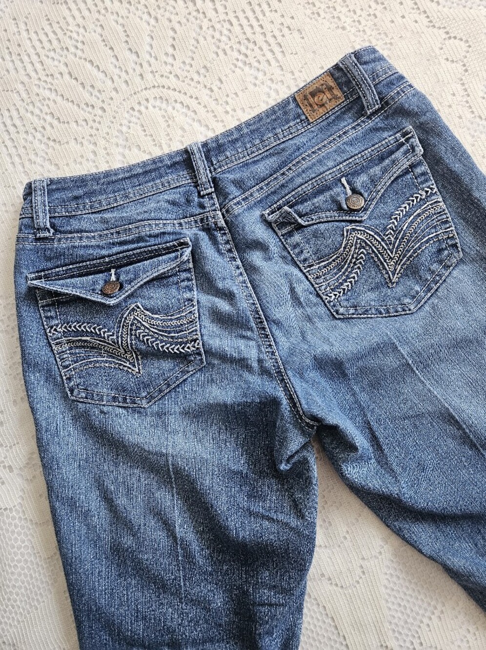 Y2K LEI Low‑Rise Flare Jeans 9 Reg.